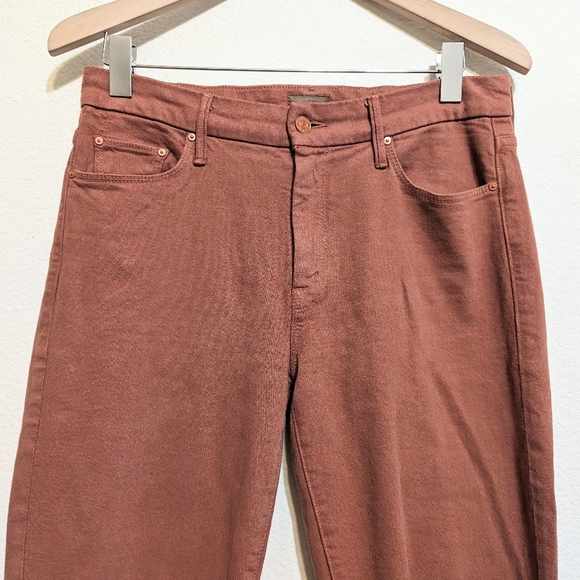 Mother The Looker Ankle Fray Jeans in Coconut Shell Gettin' in Size 28 EUC - Picture 3 of 12